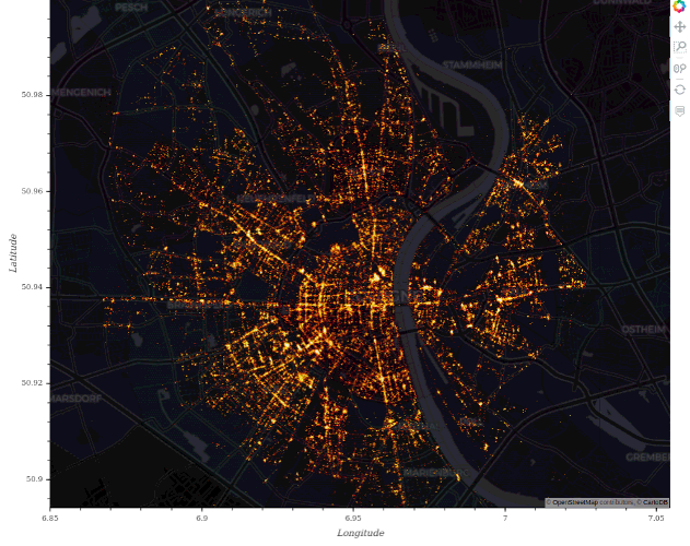 Interactive plots of large data sets made easy: Datashader - Data Dive